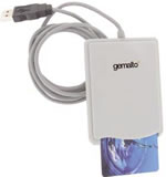 Gemalto card-reading device